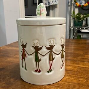 St. Nicholas Square Reindeer Games cookie jar, NWT, Kohl’s line